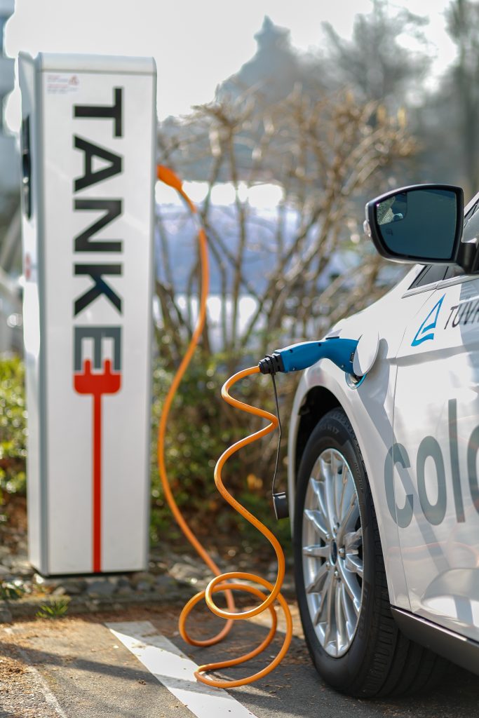 Cheaper, Denser, Longer-Lived: Batteries Are Improving Fast An electric car connected to a charging station